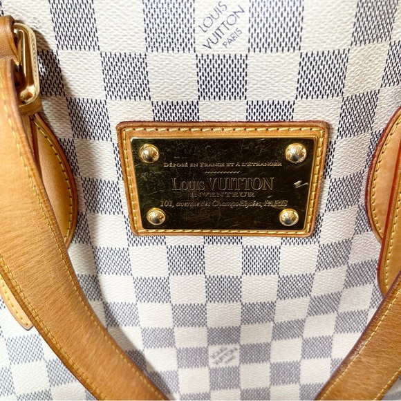Louis Vuitton Damier Azur Hampstead MM Bag tote Large blue - Picture 14 of 17